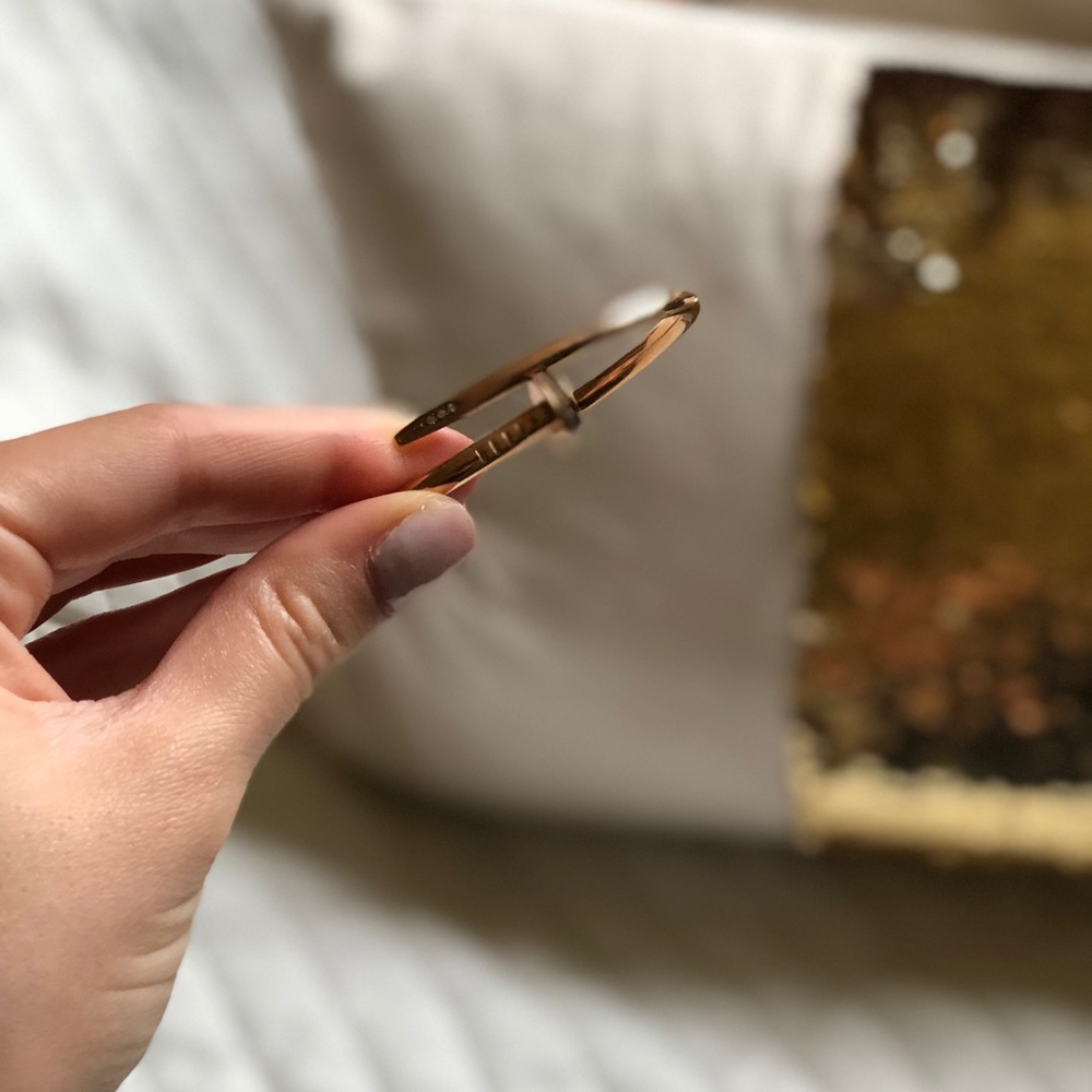 Rose gold bracelet